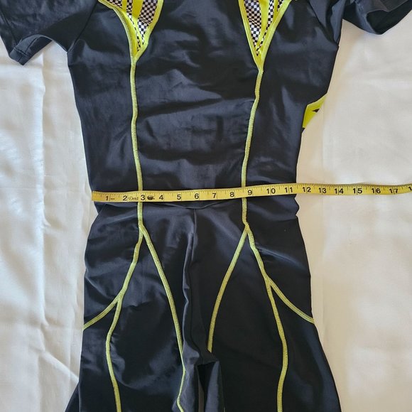 Enjoy Unisex Kids Black Yellow Short Sleeve One-Piece Shorty Jumpsuit Small - Picture 11 of 12